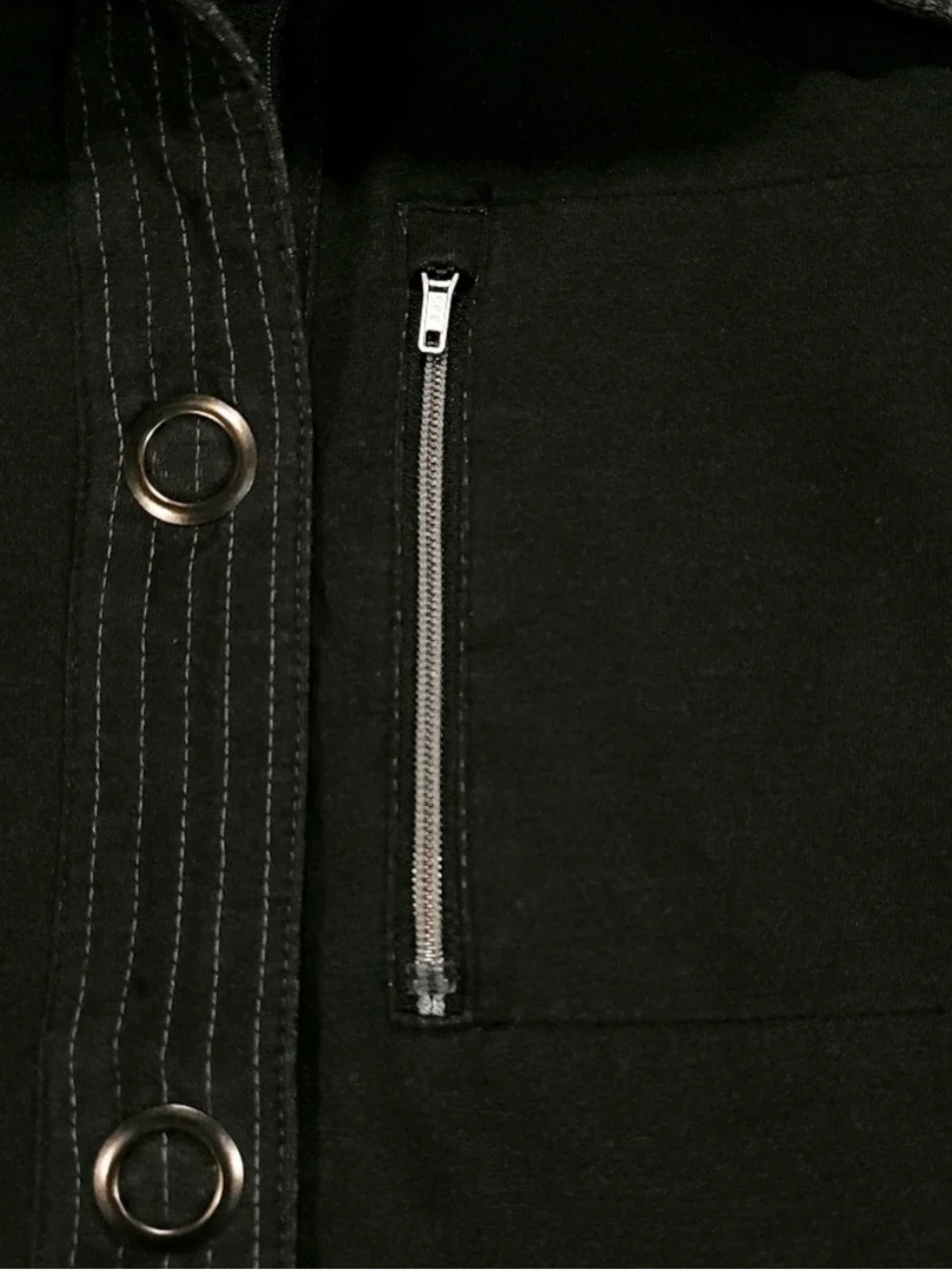 KUHL Krush Long Sleeve Jacket Dark Grey Snap Button Lightweight Silver Zip Sz XS - Picture 11 of 15